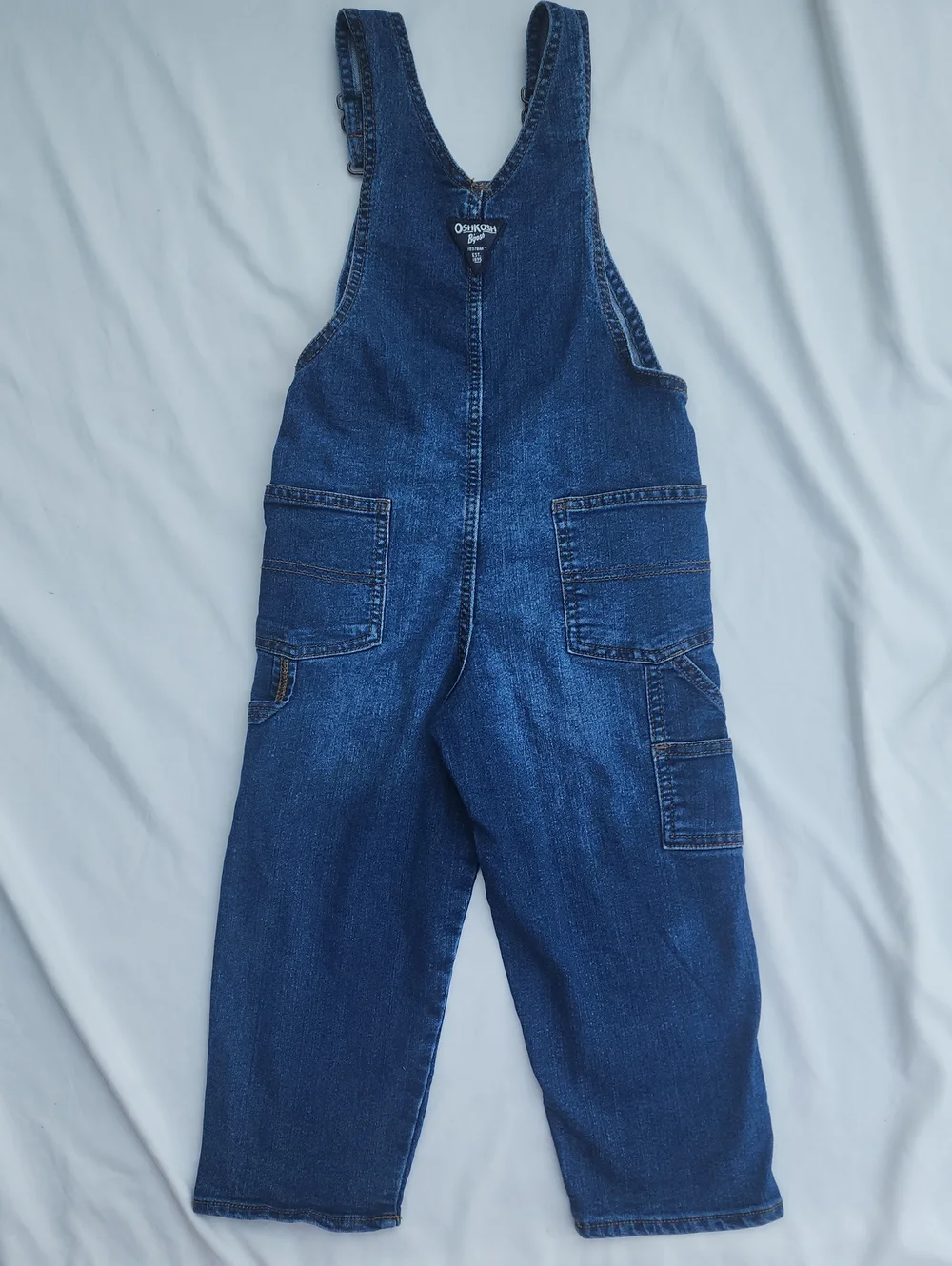 Osh Kosh Bgosh Size 5t Dark Wash Denim Overalls